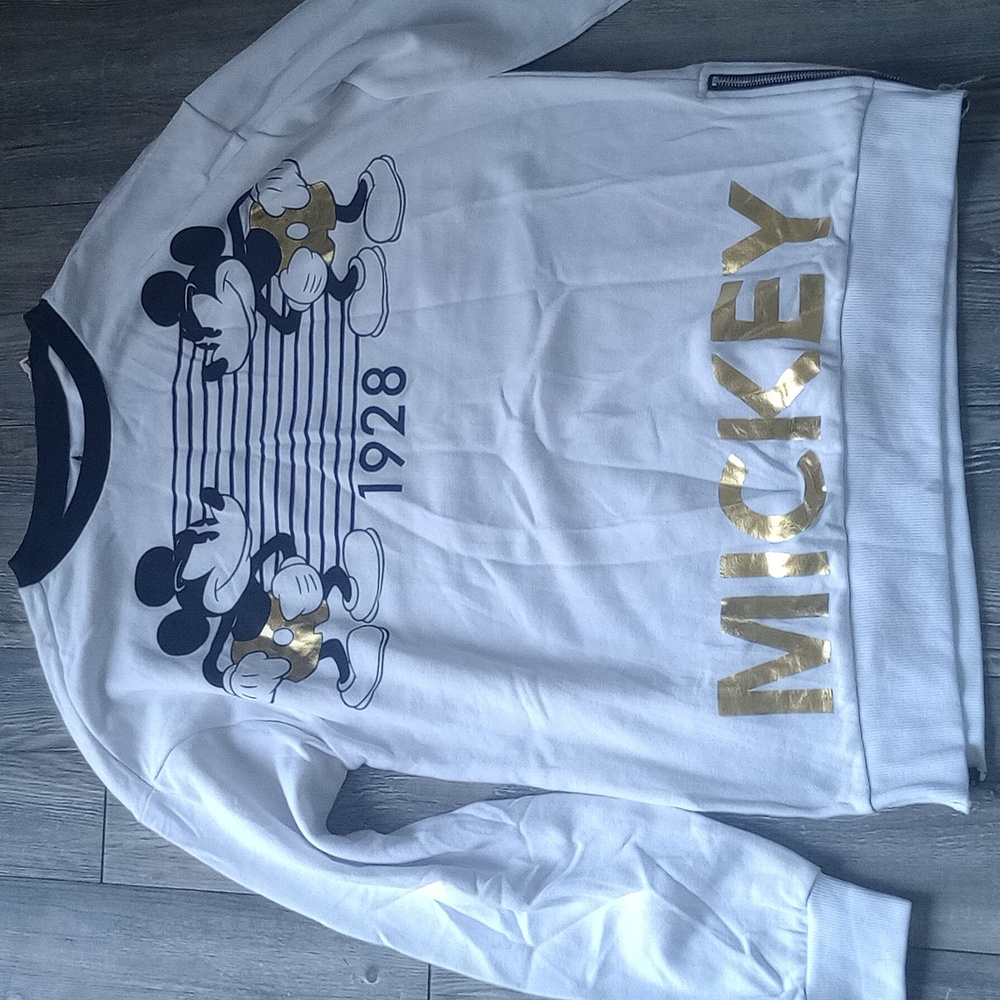 Mickey Mouse Crew neck Sweater (with side zipper)